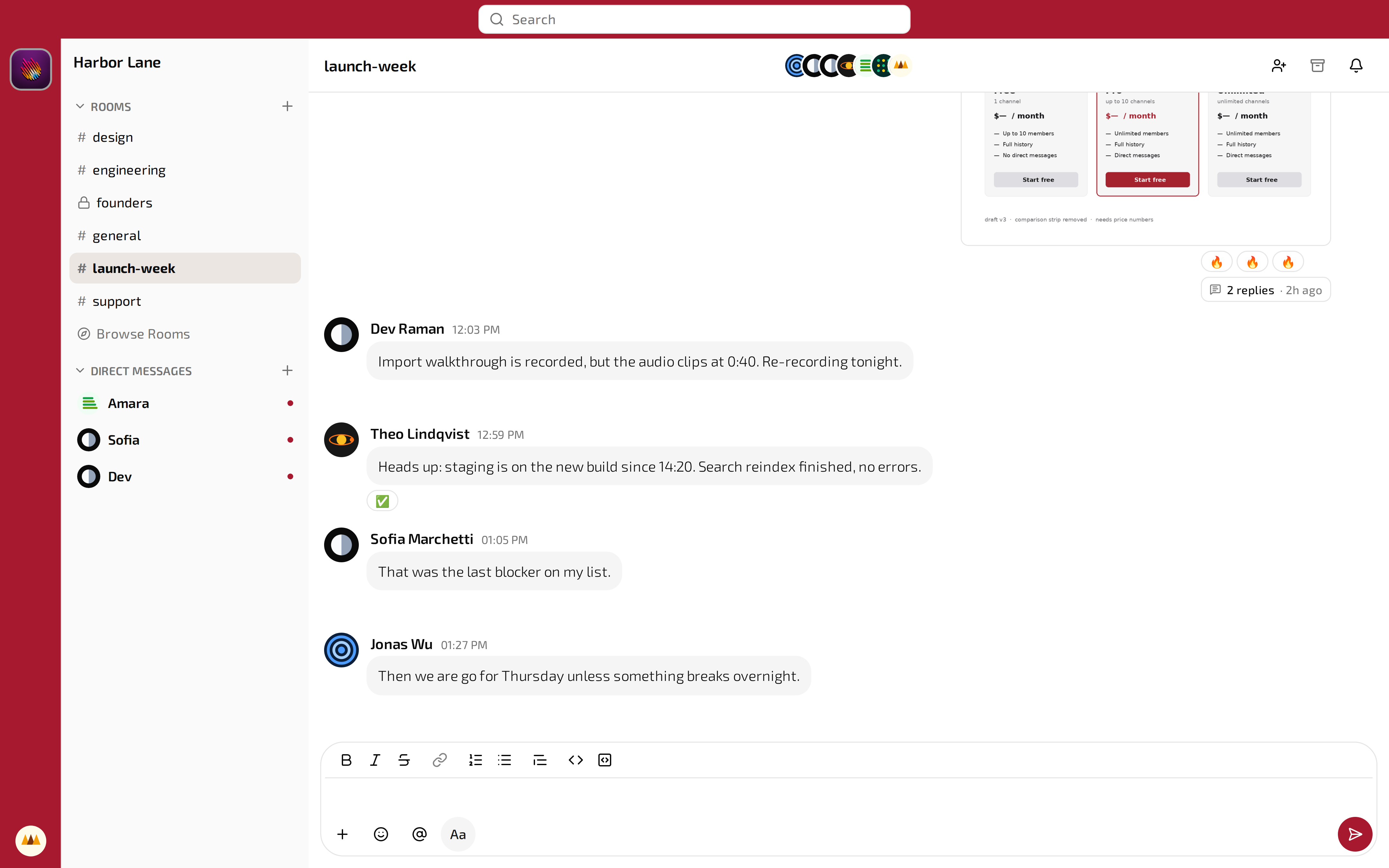 An encrypted room in Usapan Chat